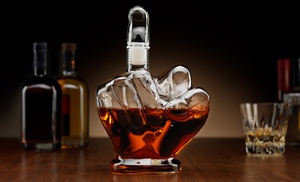 Provocative 1000ml Borosilicate Glass Decanter