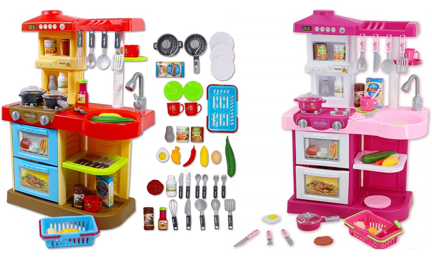 Image 1: Light and Sound Kitchen Play Set