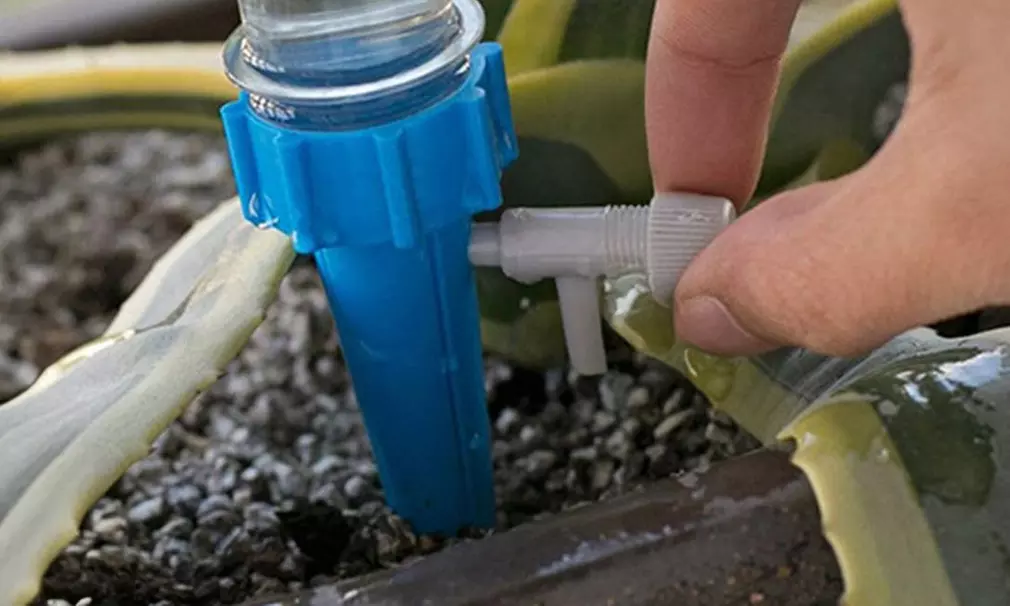 Automatic Plant Self Watering Spikes Devices Adjustable Drip Irrigation System