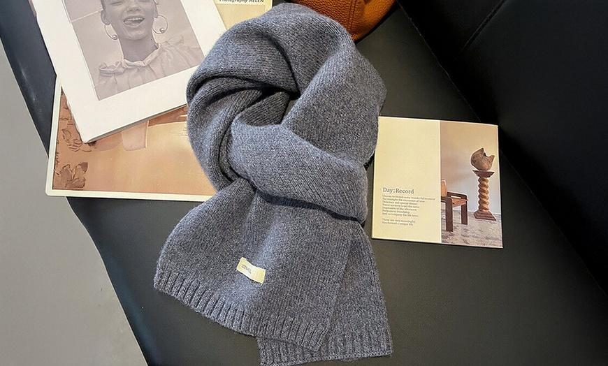 Image 8: Écharpe 100 % en laine premium australienne