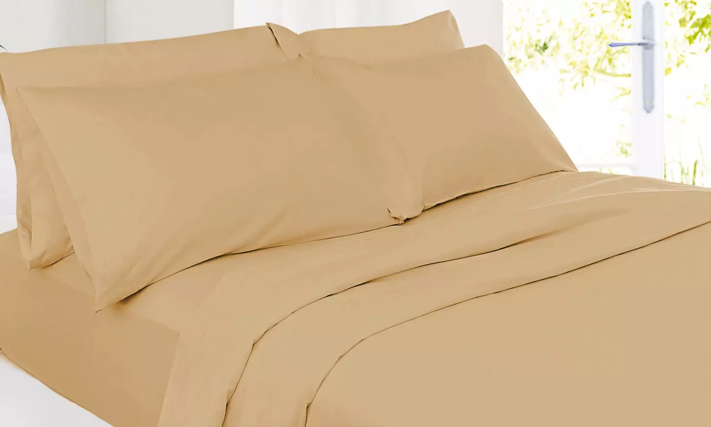 Nestl 7 Piece Split King Bed Sheet Set - Extra Deep Pocket Split King Sheet Set