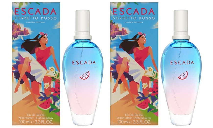 Image 2: Escada Sorbetto Rosso 100ml EDT