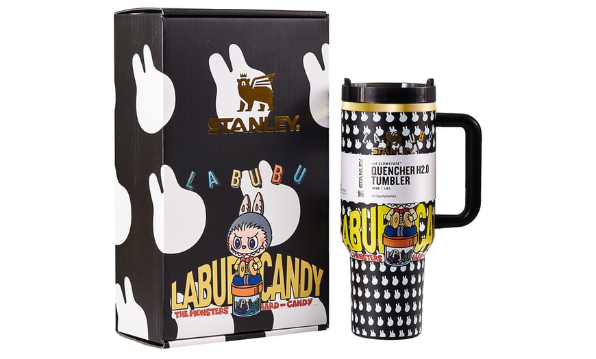 Image 2: Limited Edition Stanley x Labubu Tumblers with a Gift Box