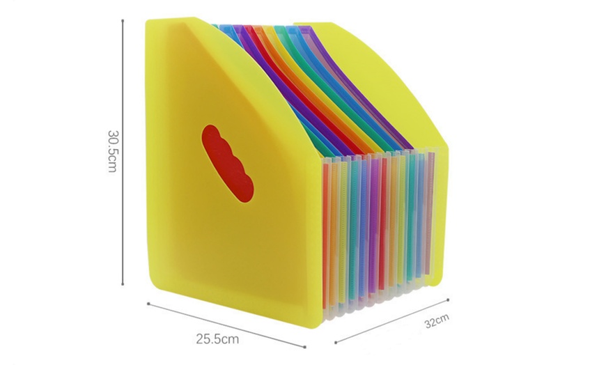 Image 11: Standing Retractable Document Organizer