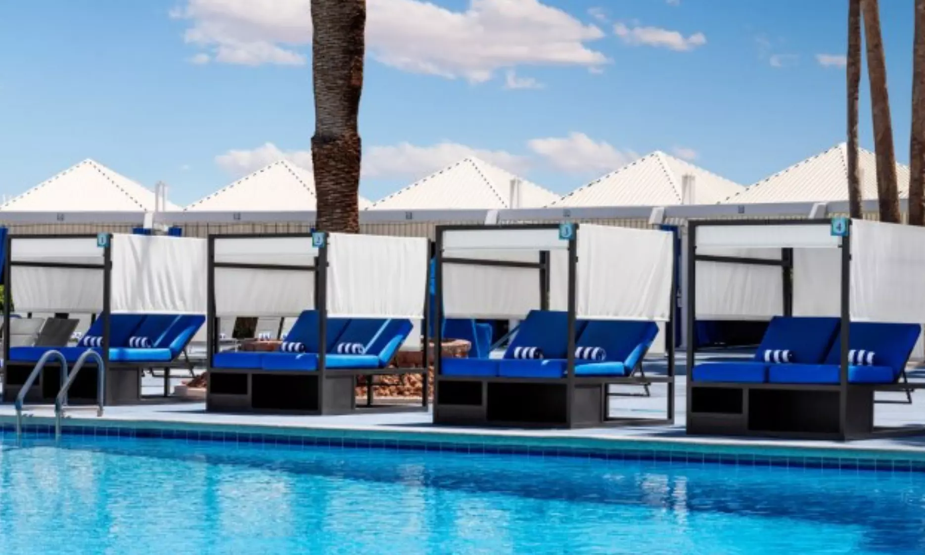 Weekend Bliss: Blu Pool Canopy Daybed, Lounge Daybed or Cabana Rental at Horseshoe Las Vegas