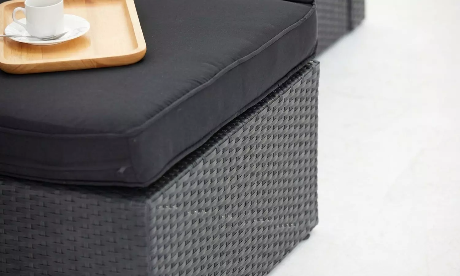 Salon de jardin modulable Kocoon 5 places en résine tressée