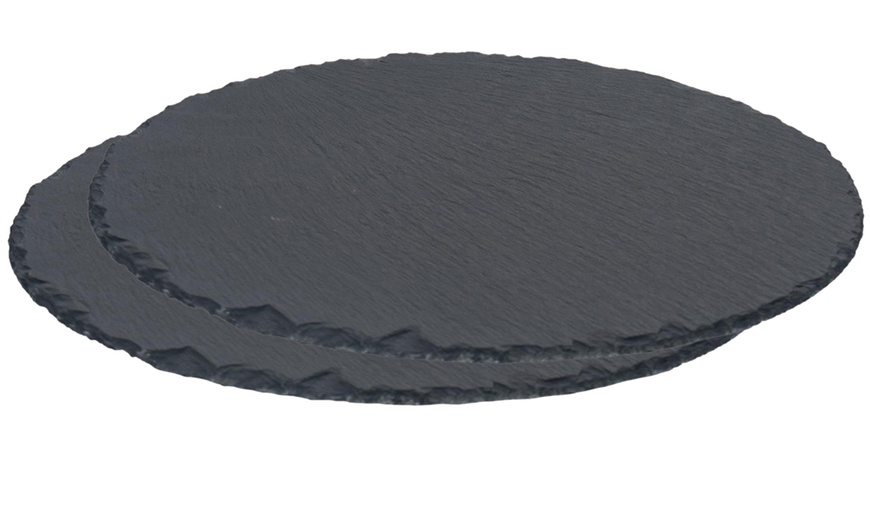 Image 5: Natural Slate Food and Drinks Serving Platter