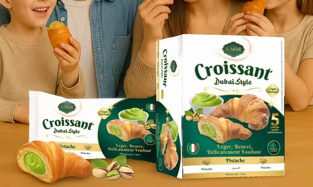 Luxe croissants Dubaï-stijl