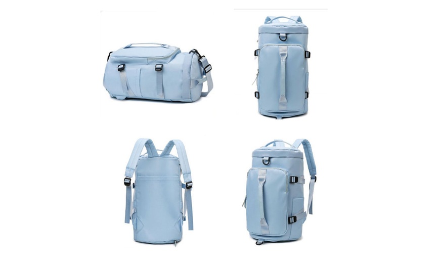 Image 11: 29-Inch Double Strap Large Capacity Gym Travel Bag 