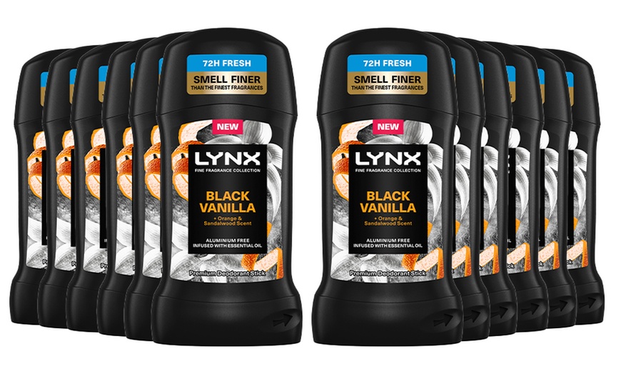 Image 12: Lynx 50ml Deodorant Stick Black Vanilla, Blue Lavender & Cherry Spritz