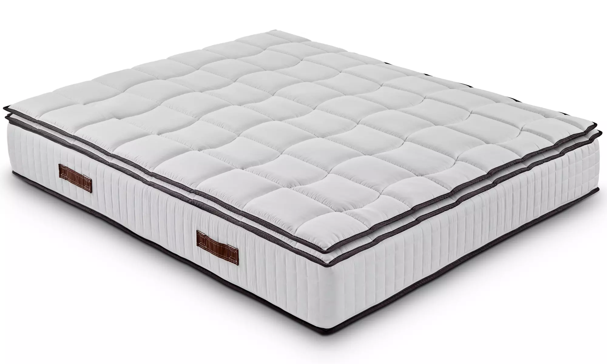 Materasso con topper in memory foam ortopedico e sfoderabile