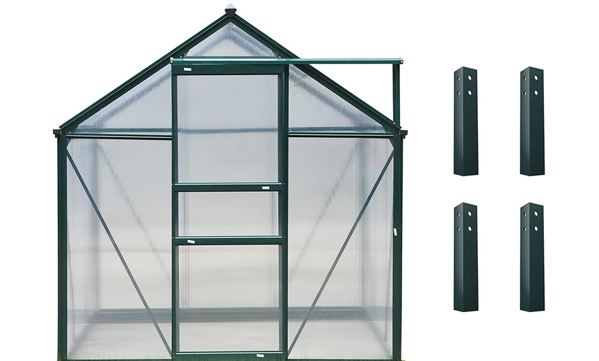 Image 2: Outsunny Walk-In Greenhouse