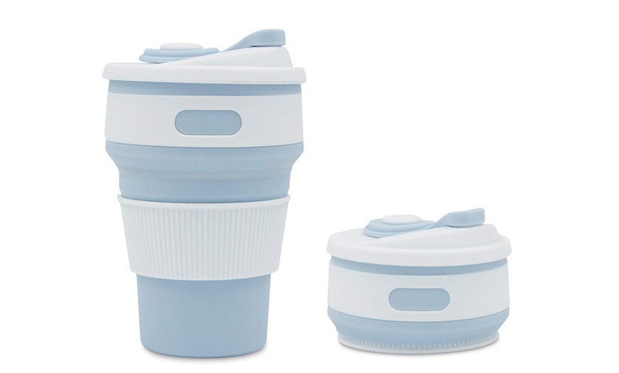 Image 2: Collapsible Silicone Coffee Cup