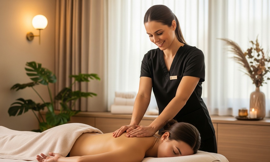 Image 1: 60 Min. Aromaöl- oder klassische Ganzkörpermassage für 1 Person