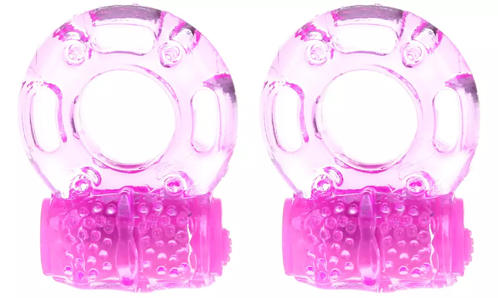 Vibrating Penis Ring Clit Simulator Lover Couple Sex Toys