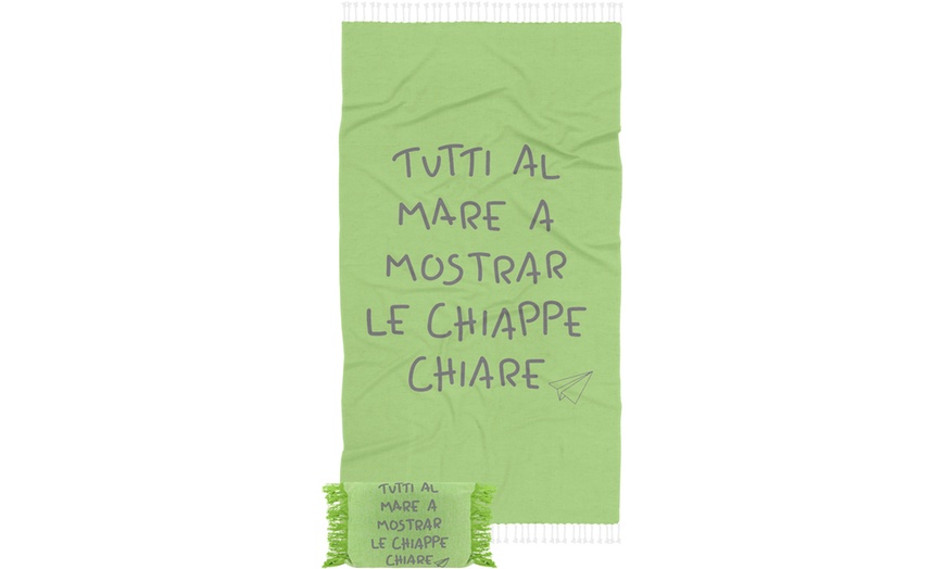Image 17: Telo mare in spugna con pochette