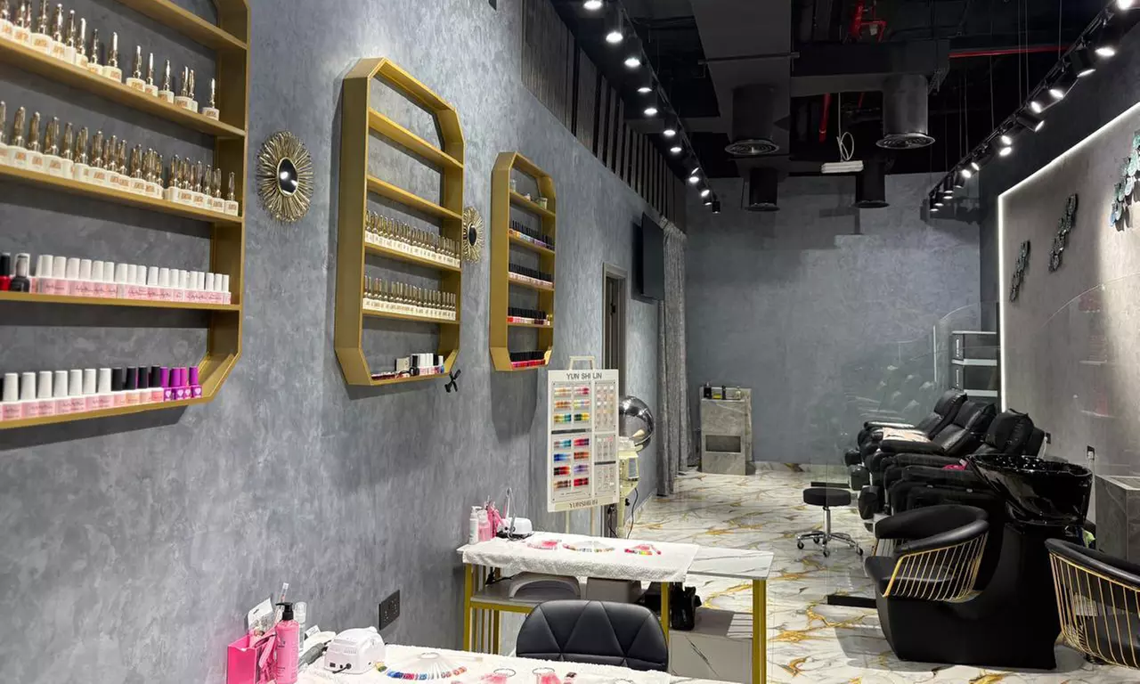 Acrylic or Hard Gel Extensions with Classic or Gelish Mani-Pedi