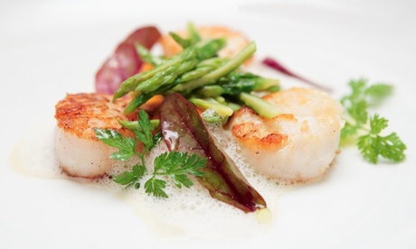 Menu en 5 services à 49 € à l'Auberge du Manoir d'Archelles