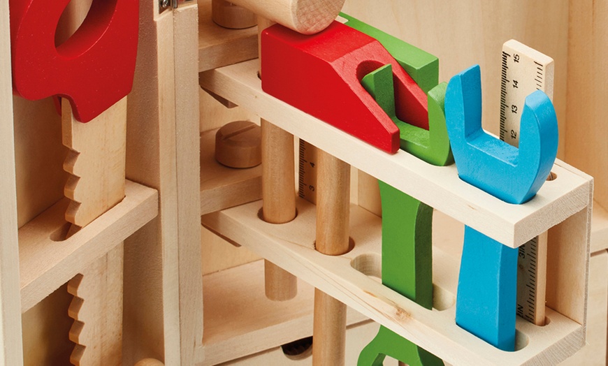 Image 6: Wooden Carpenters Play Set