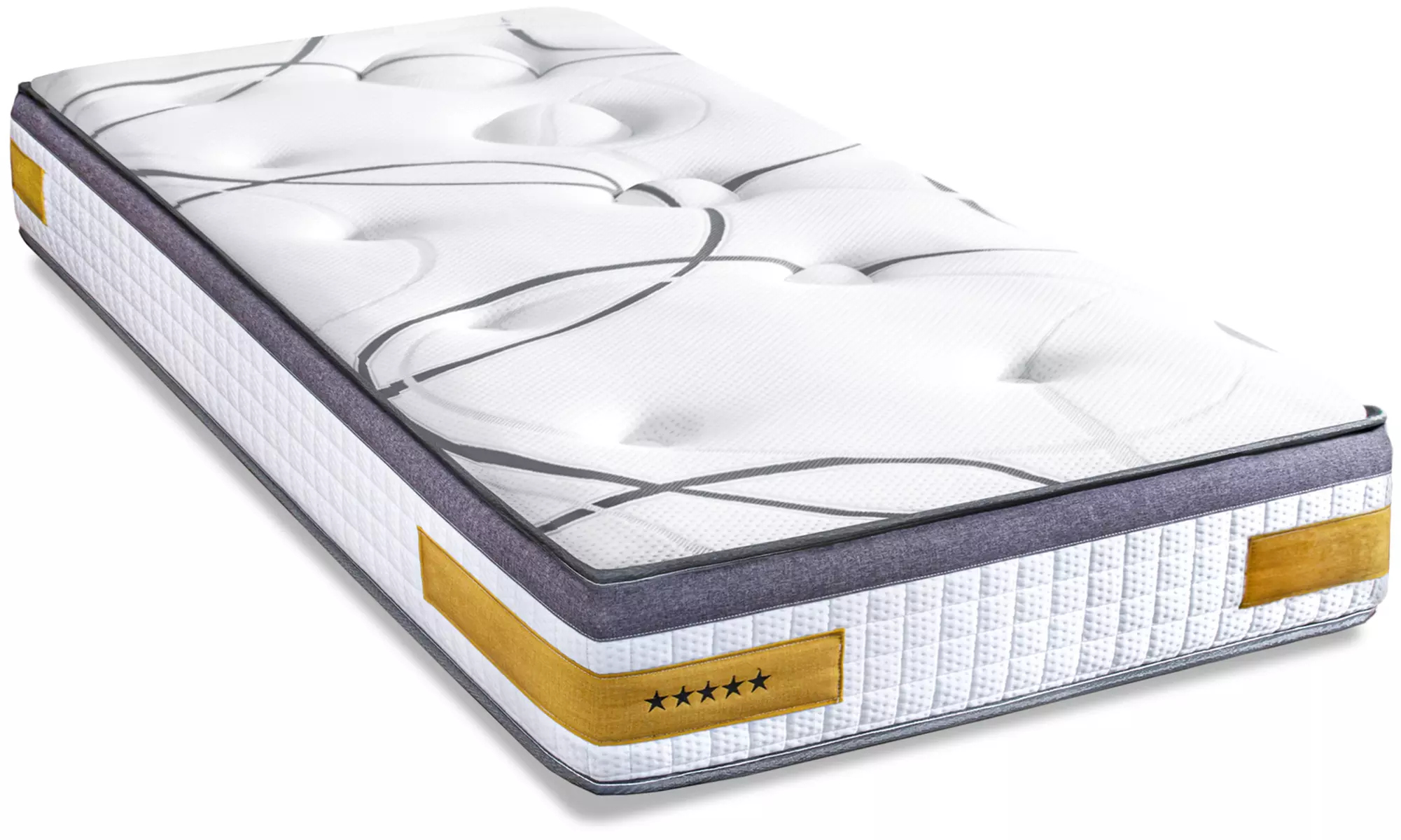 Matelas Linköping mémoire de forme, 24 cm, Bellecour, Senso Pur