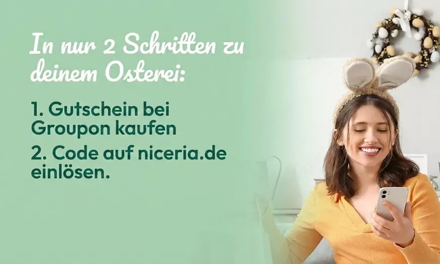 Urban-Feinkost & Wellness zu Ostern mit dem niceria XXL-Osterei