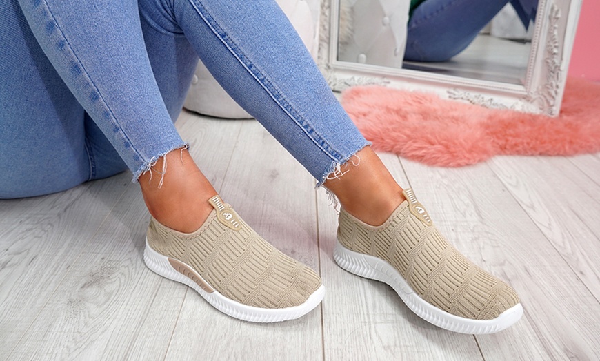 Image 6: Women's Sock-Style Trainers