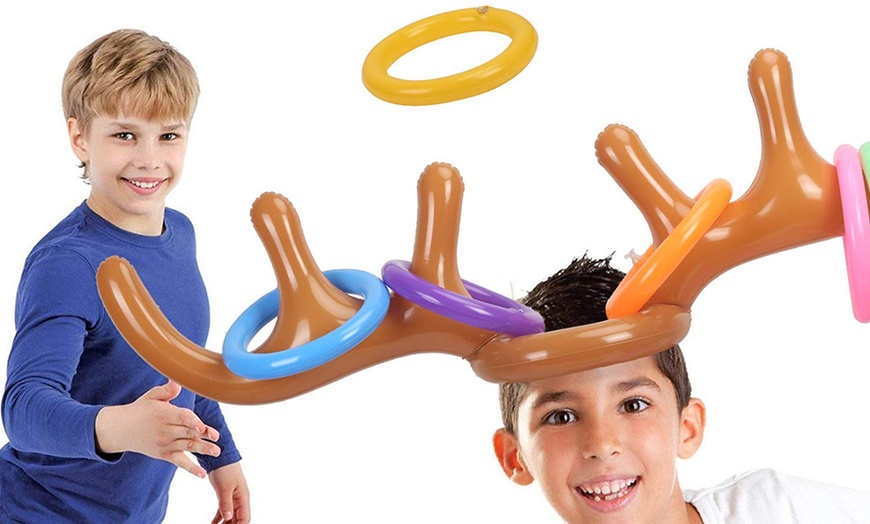 Image 1: RMS Antler Ring Toss Game