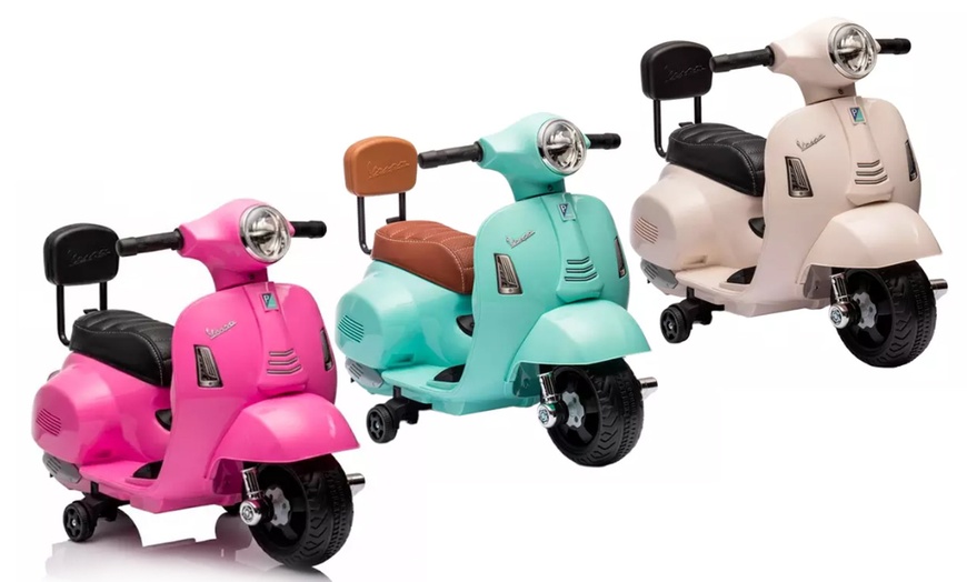 Image 1: Mini Vespa elettrica Piaggio per bambini