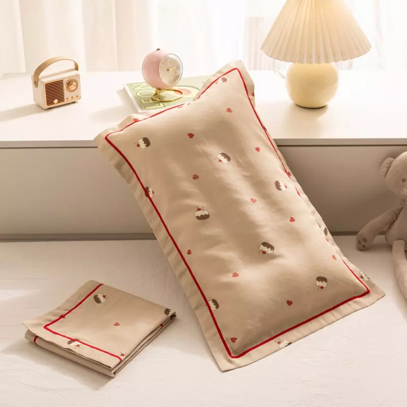 Breathable Pure Cotton Kids Pillowcase Pair