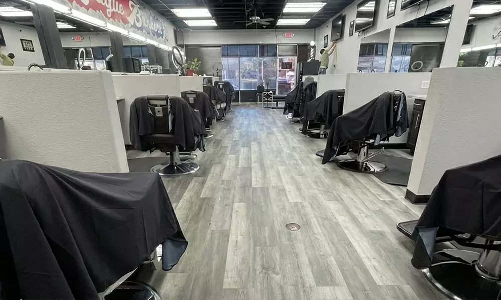 Men's Haircut, Hot Towel Shave, Beard and/or Eyebrow Shape