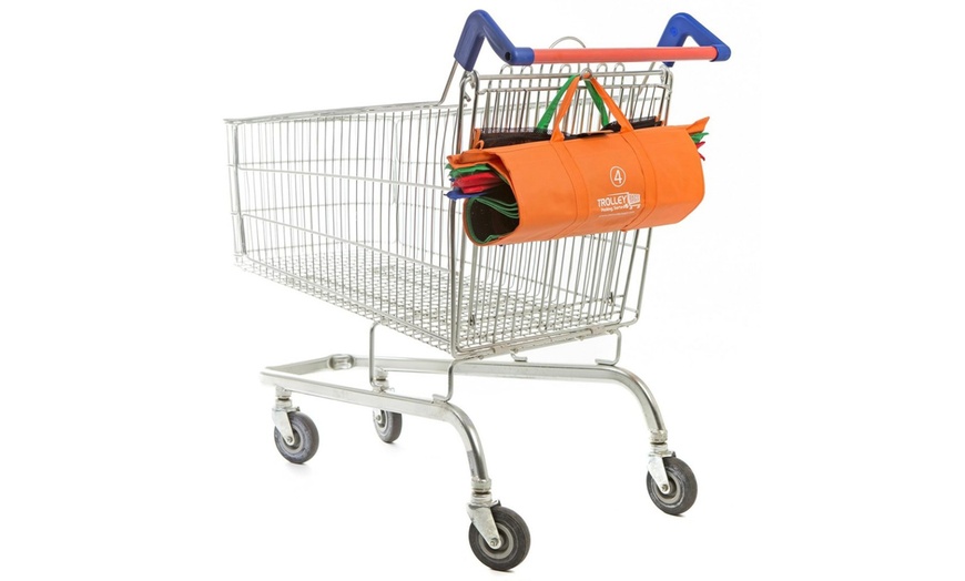 Image 4: Four Pieces of Reusable Shopping Trolley Bags