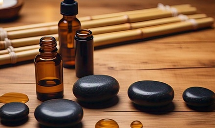 60-Minute Full-Body Swedish Massage with Full-Body Hot Stones, Cold Stone Facial, Aromatherapy & Hand/Foot Sugar Scrubs - Beauty Of Life Desires