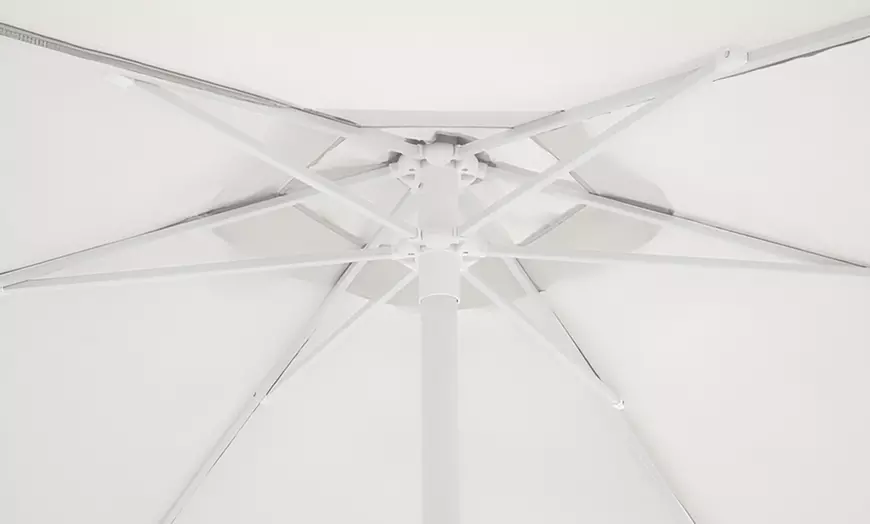 Image 5: Witte parasol van 3 m breed 