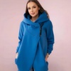 Image 1: Women’s Casual Hooded Fleece-lined Solid Color Sweatshirt Jacket