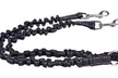 Waloo Pets Double Dog Bungee Dog Leash- Black,Red or Blue - Second Medium
