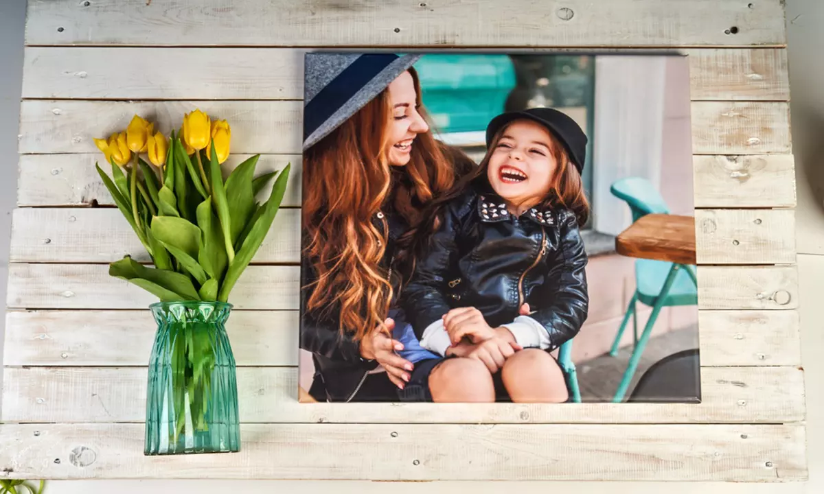 Foto op canvas via Colorland