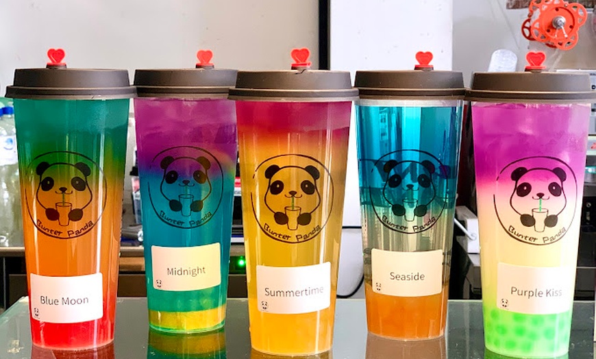 Image 1: 2x Bubble Tea zum Preis von 1: Vielfalt & Erfrischung bei Bunter Panda