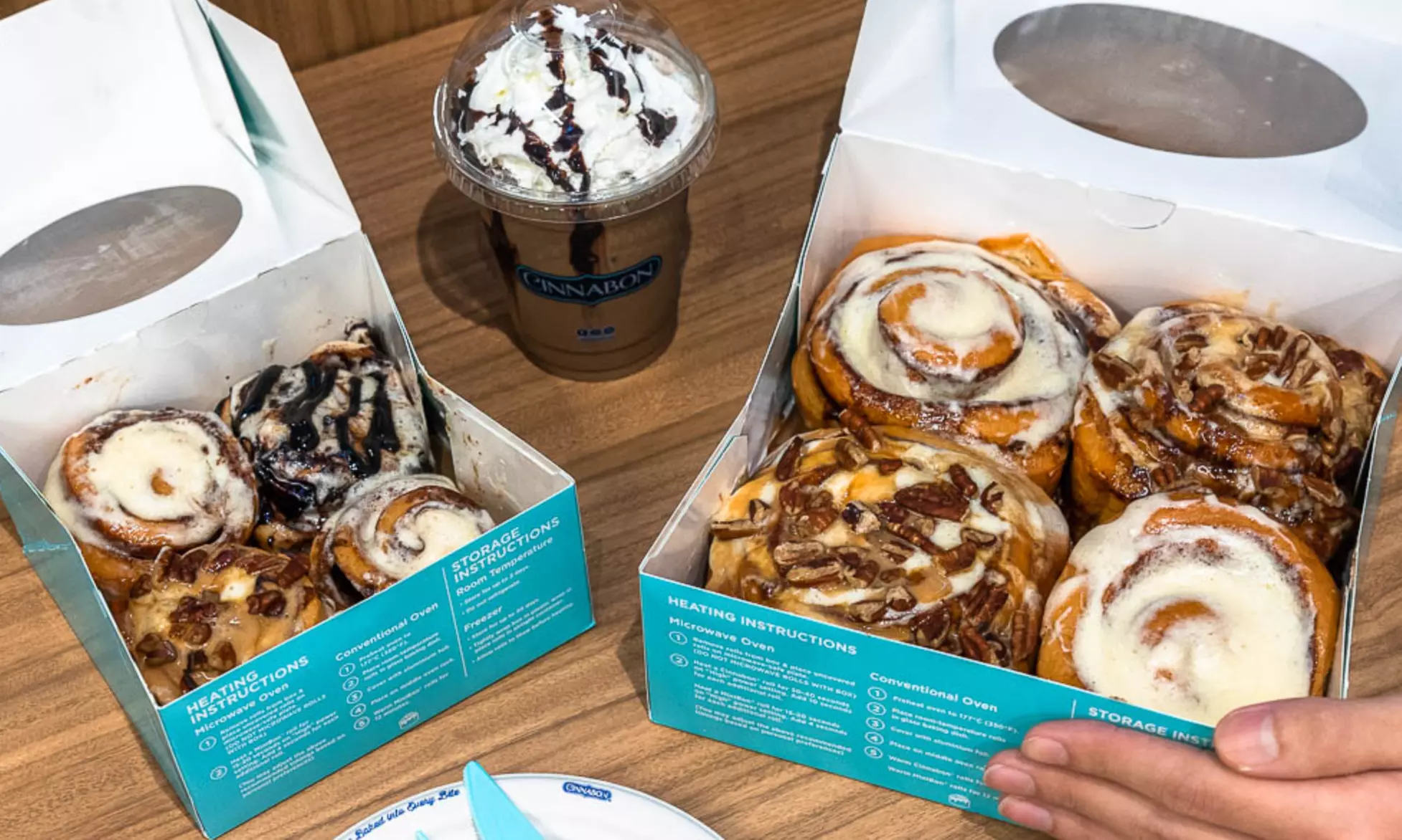 Enjoy Cinnabon’s Cinnamon Rolls, Drinks, Sundaes or In-Store Credits