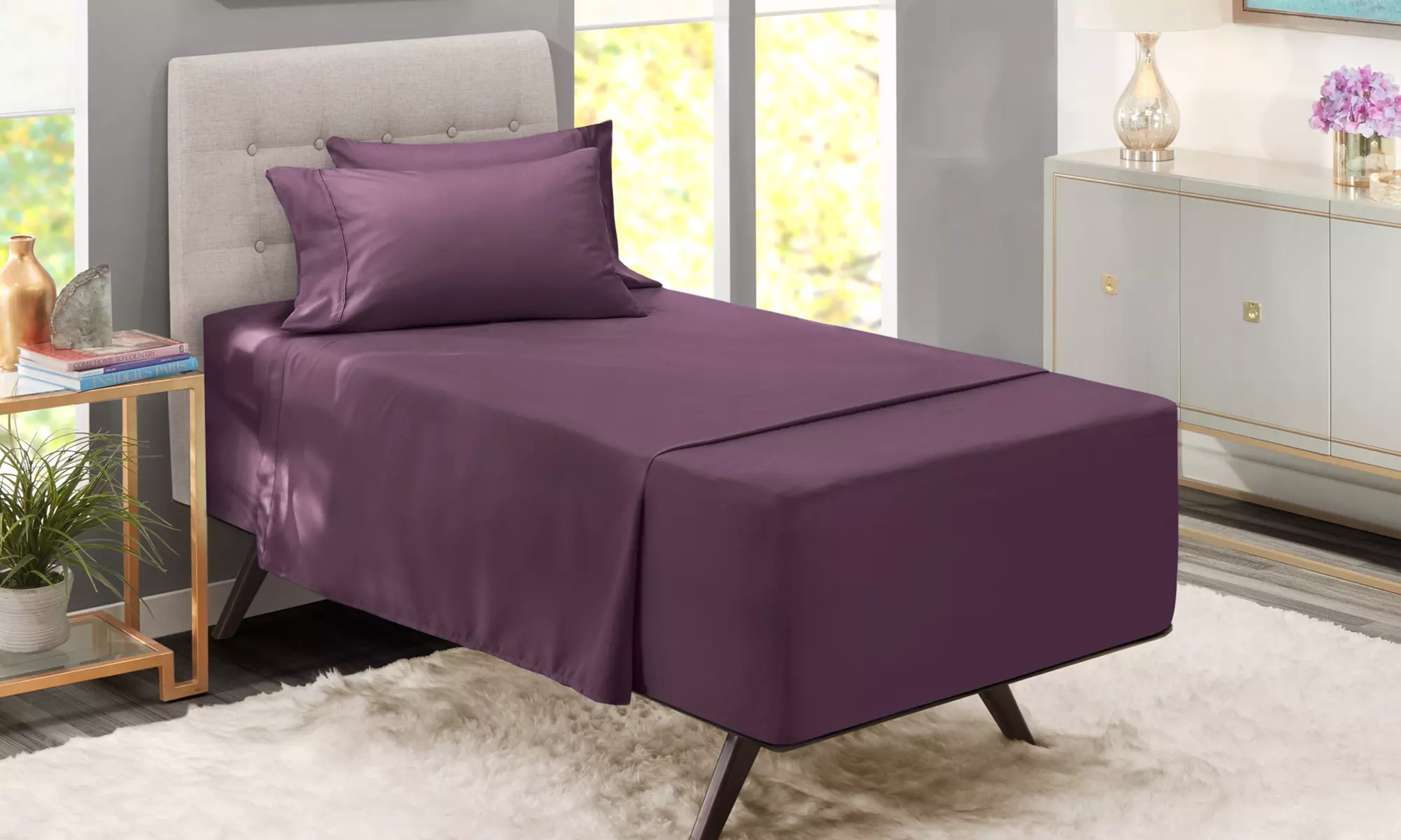 Nestl Extra Deep Pocket Sheets - 18-24 Inch Fitted Bed Sheet Set - 6 Piece