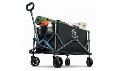 100L Heavy Duty Folding Garden Trolley