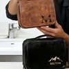 Image 5: Travel in Style With Personalized Vegan-Friendly Leather Toiletry Bag (Up to $maximum_of_discount_percentage Off)