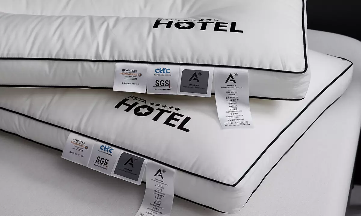 100% Cotton Five Star Hotel Pillow 2 Pack Set