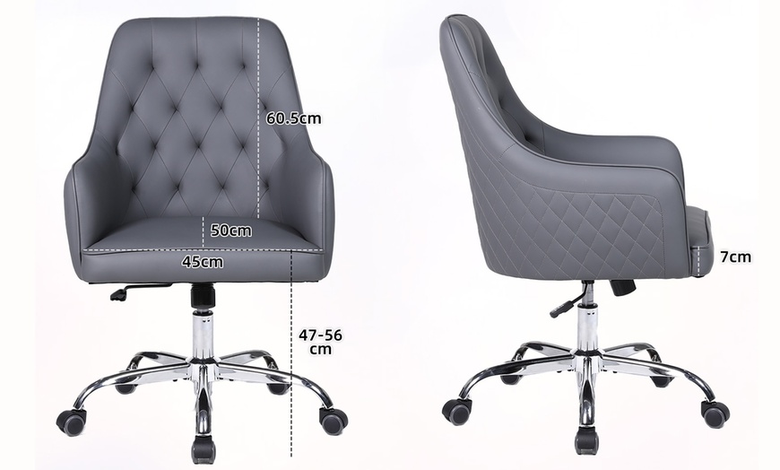 Image 9: Swivel Desk Chair