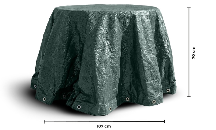 Image 19: Housse de protection pour barbecue, mobilier de jardin ou parasol
