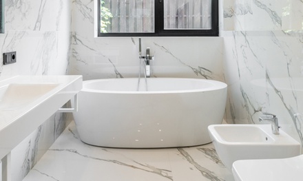 One Bathroom: Complete Bathtub Tile and Grout Cleaning with Caulk Restoration - SNIE CLEANING INC