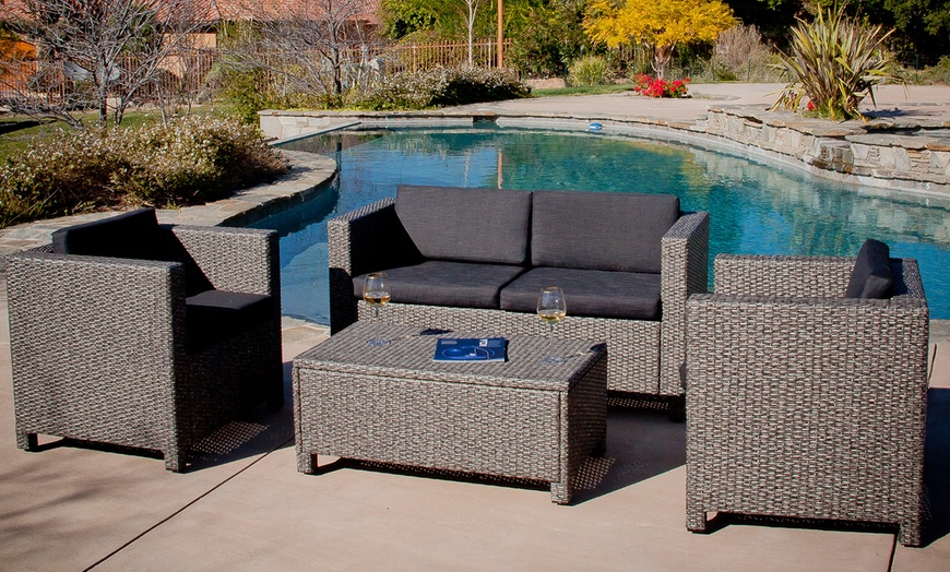 Venice 4-Piece Outdoor Set | Groupon Goods