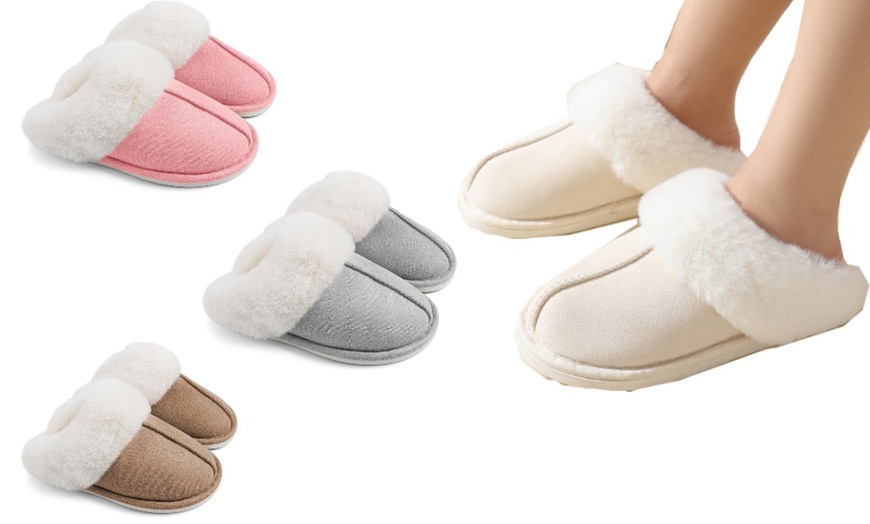 Image 1: Hausschuhe mit Memory-Schaum