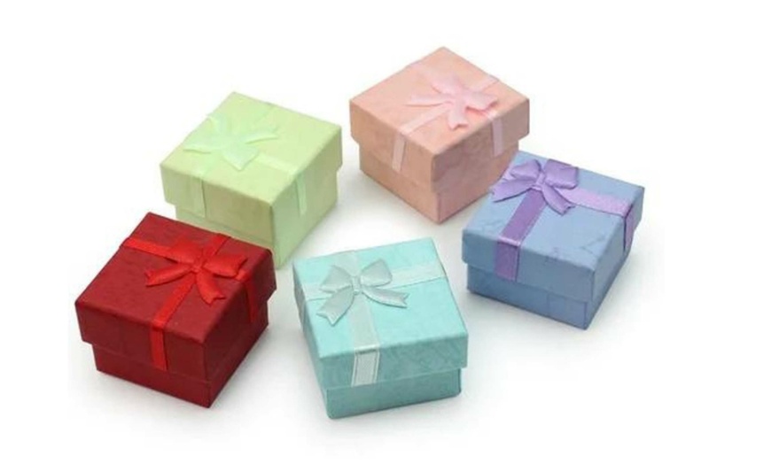 Image 2: 14k Yellow Gold Plated Silver 4 Ct Round Created Diamond Halo Stud Earrings