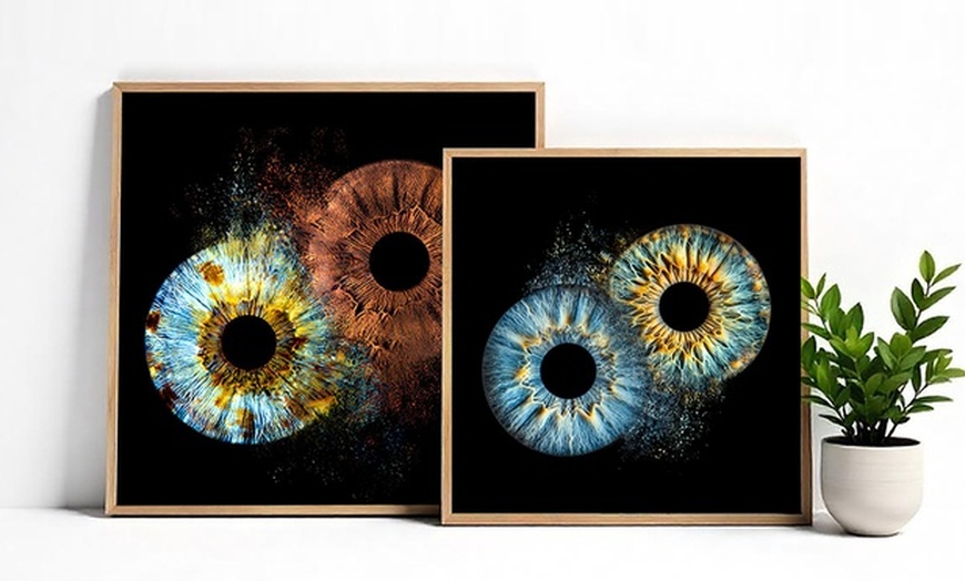 Image 5: Custom Iris Photo Art For Couples, Families or Pets