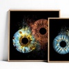 Image 5: Custom Iris Photo Art For Couples, Families or Pets